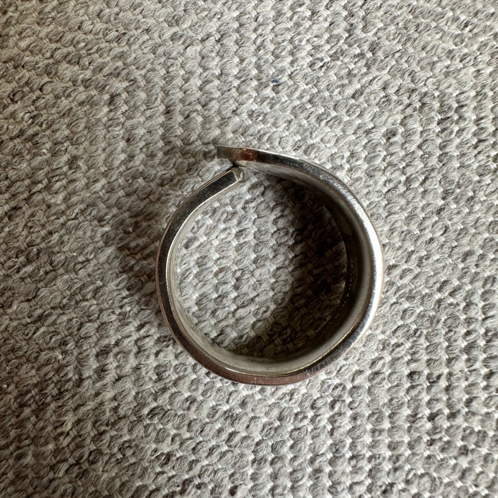 Silver Plated Spoon Ring - Picture 13 of 14